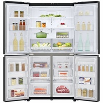 LG 664L French Door Frost Free Fridge Matte Black GF-B730MBL hero image