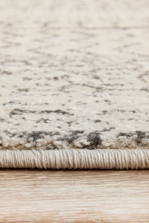 Rug Culture Chrome Small Silver & Off White Rug 150X150CM - CRO-HPR-SIL-150X150 hero image
