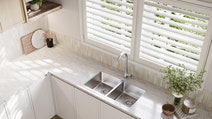 Oliveri SN63TU Sonetto Double Bowl Sink SN63TU hero image