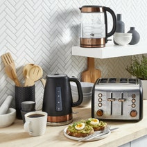 Russell Hobbs Brooklyn Glass Kettle Copper RHK172 hero image