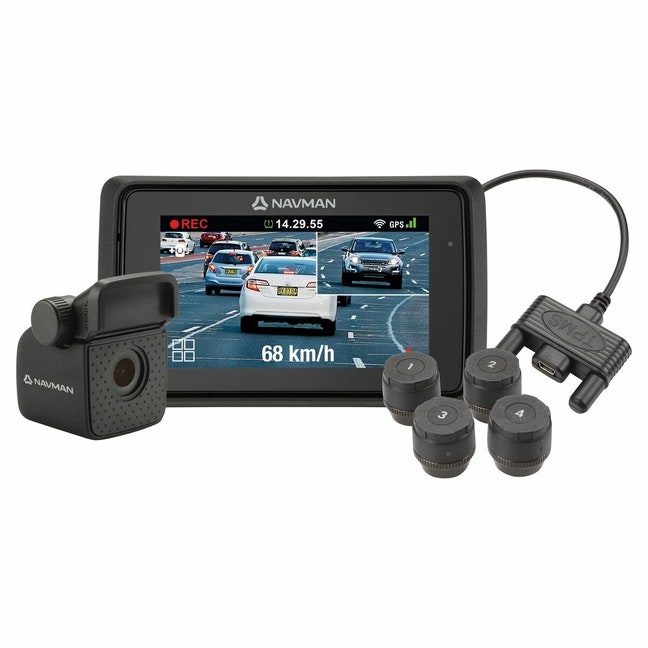 Navman MiVUE860 DC TYRE Dual Camera Dash Cam with WiFi GPS Tagging and ...