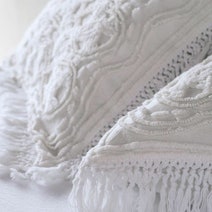 Linen House Somers White European Pillowcase 01763D705 hero image