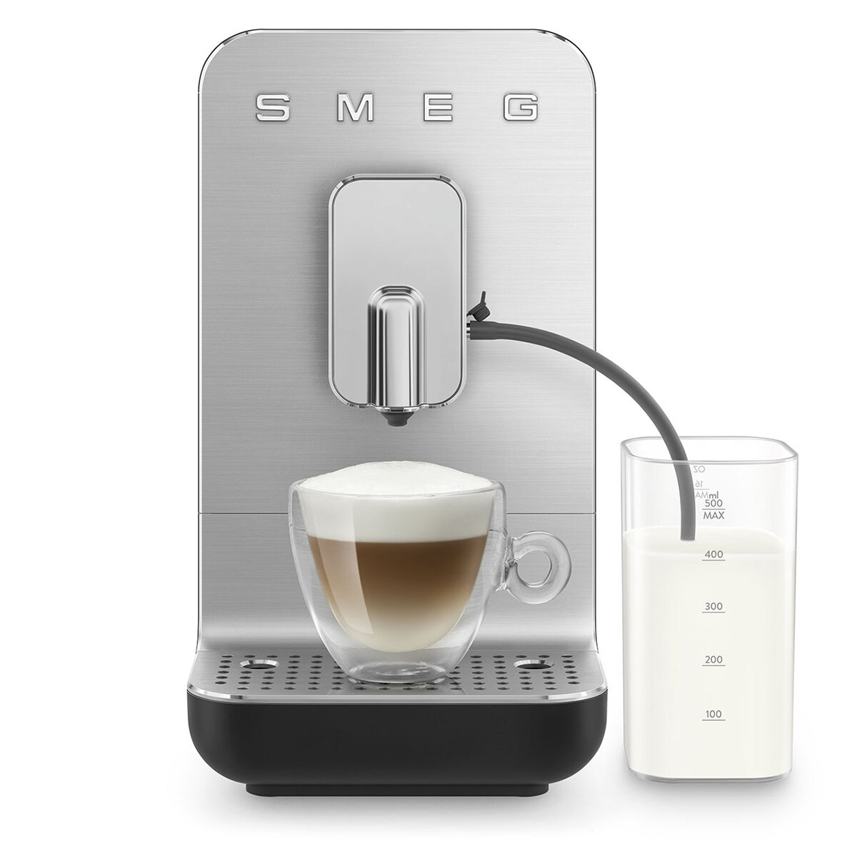 Smeg Automatic Coffee Machine with AutoMilk Black BCC13BLMAU hero image