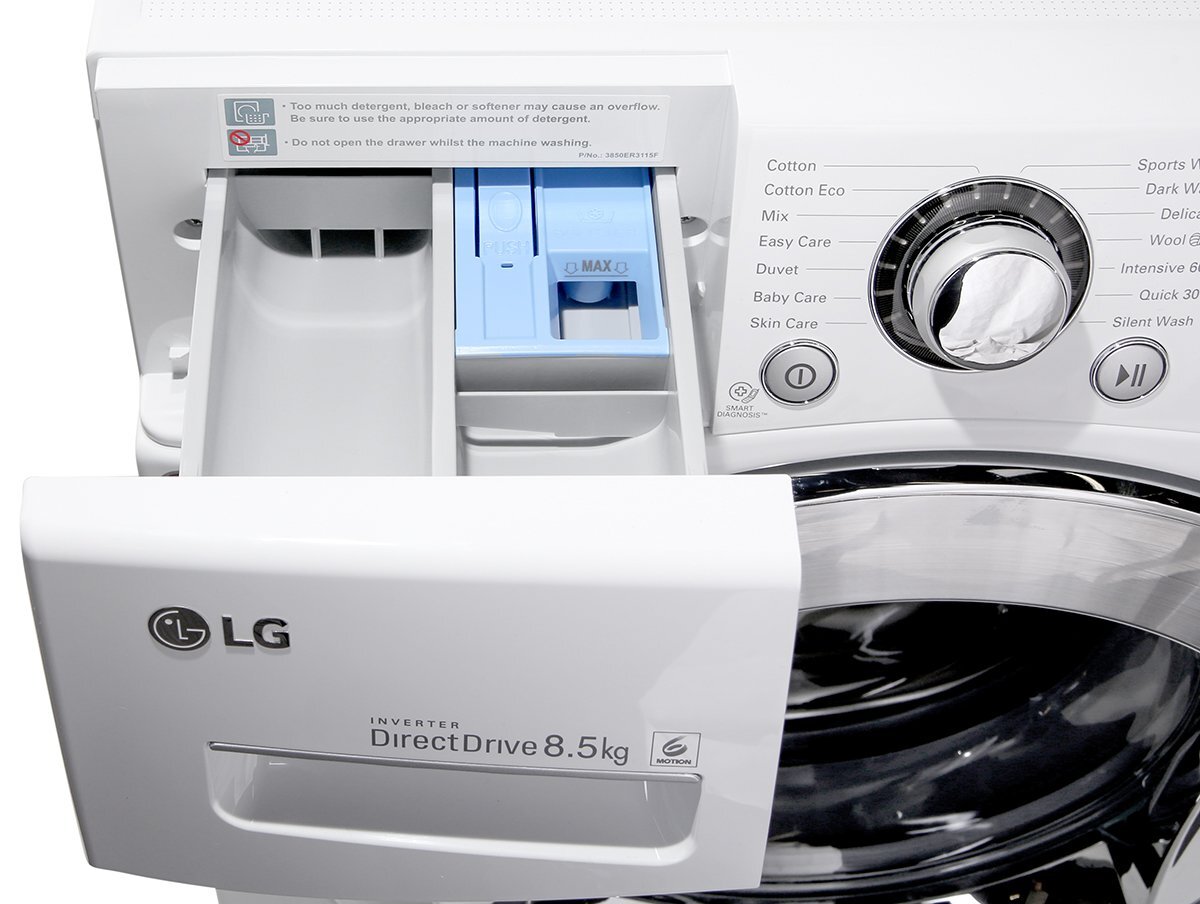 Lg direct drive 8.5 kg front loader on sale
