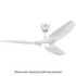 Big Ass Fans Haiku L 132cm LED Ceiling Fan 256mm Downrod with Light F127L-UW-01-01 image NaN