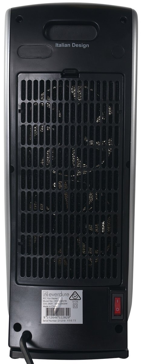 Serial Nobo Panel Heater Everdure HCC2400TB 2400W Ceramic Heater