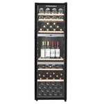 LeCavist 140 Bottle Triple Zone Wine Cabinet Black LEK1403ZPV  hero image
