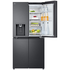 LG 506L French Door Fridge with Slim In-Door Ice and Water Dispenser Matte Black GF-L500MBL image NaN