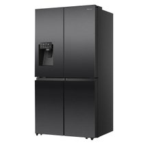 Hisense 585L PureFlat Eclipse Refrigerator Dark Stainless Steel HRCD586TBWB hero image