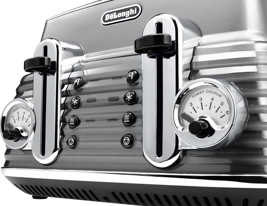 Delonghi CTZ4003GYKBZ2001GY Scultura Toaster and Scultura