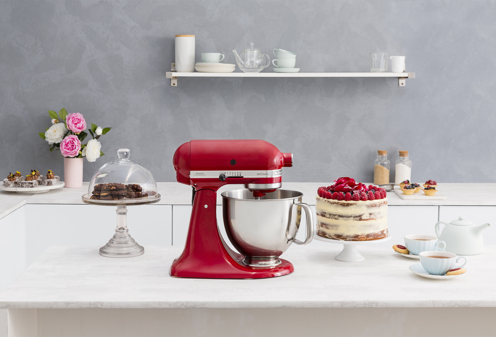 KitchenAid 5KSM150PSAER Artisan Stand Mixer Empire Red - 91010 hero image