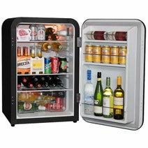 Husky 112L Retro Style Bar Fridge Black HUS-RETRO112BLK1 hero image