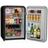 Husky 112L Retro Style Bar Fridge Black HUS-RETRO112BLK1 image NaN