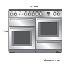 Falcon 110cm Freestanding Electric Oven/Stove NEX110EISS-CH hero image
