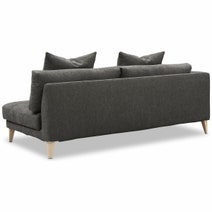 Kalona KYOTO Right Facing Extended Chaise Sofa Pewter WS-205-RCS-VILA-27 hero image