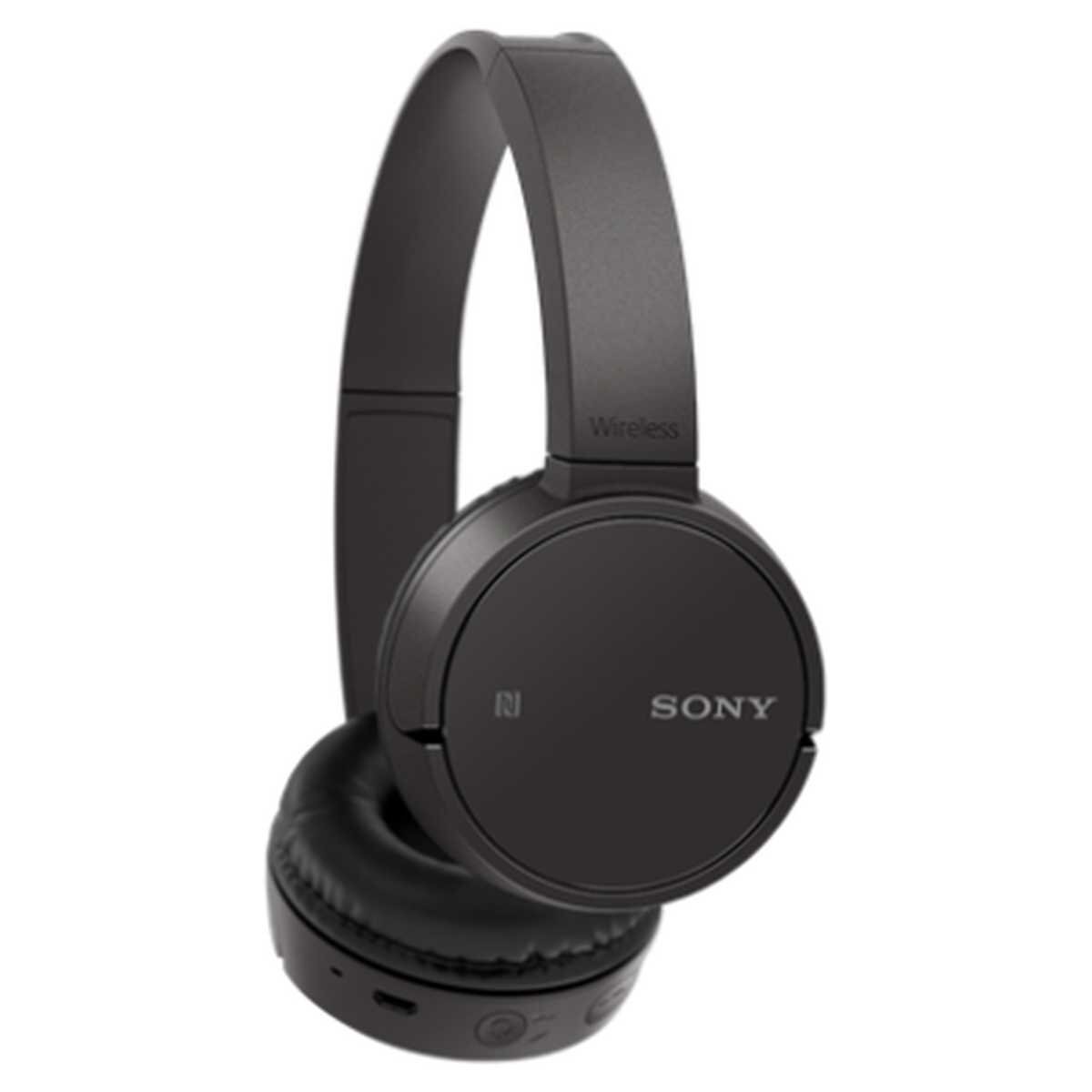 Sony WHCH500B Bluetooth Wireless On Ear Headphones Black hero image