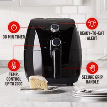 Sunbeam Copper Infused Duraceramic Air Fryer Black AFP4000BK hero image