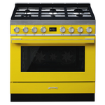 Smeg 90cm Portofino Freestanding Dual Fuel Oven/Stove Sunshine Yellow CPF9GPYWA  hero image