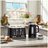Sunbeam French Riviera 4 Slice Toaster and Kettle Set Black PUP8101BK image NaN