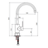 Artusi ASM101B Kitchen Mixer Tap image NaN