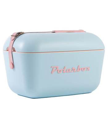 Polarbox Pop 20L Cooler Sky with Rose Logo and Strap PLBP20SR