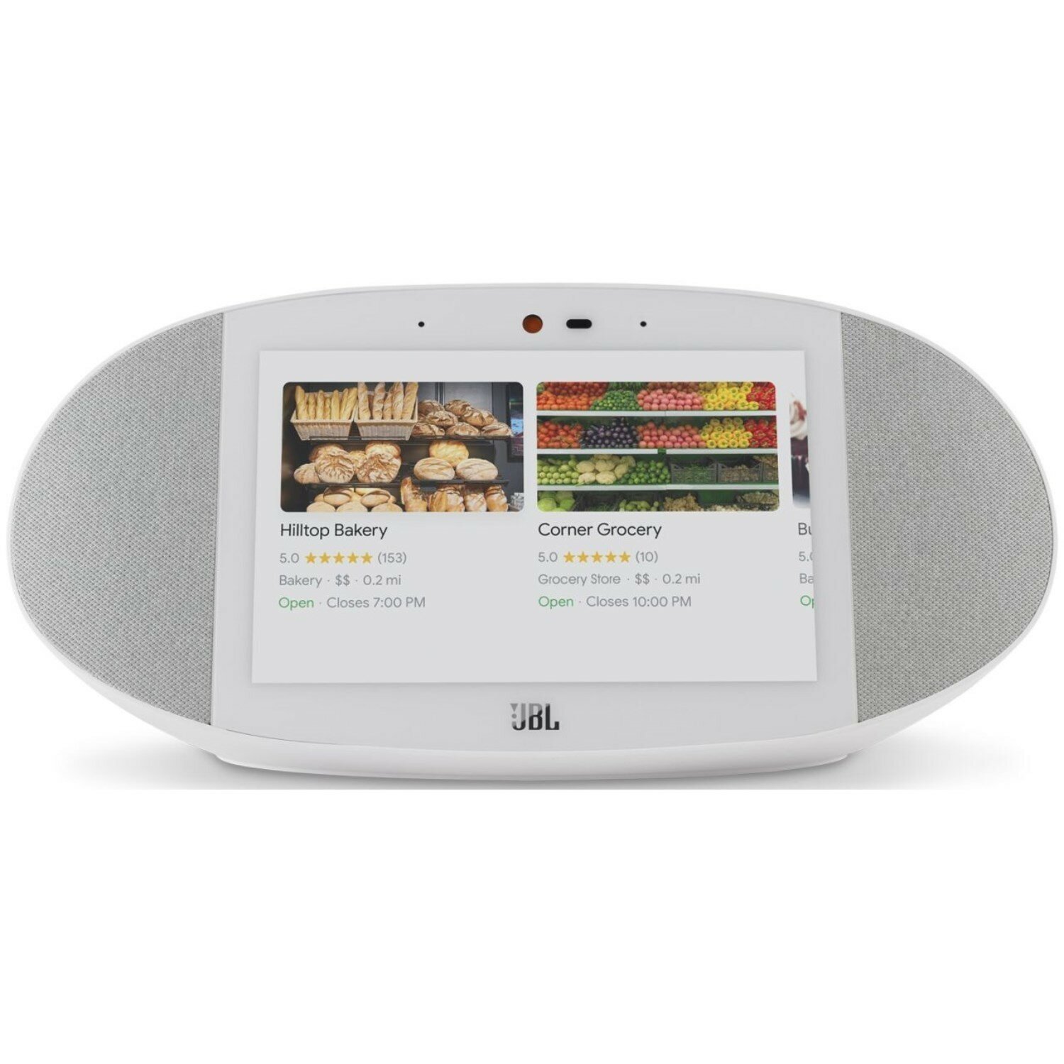 JBL Link View Speaker with Google Assistan White JBLLINKVIEWWHTAS hero image