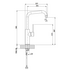 Oliveri MT0269C Mito Square Goose Neck Mixer Tap image NaN