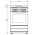 Beko BFC63IPB 60cm Freestanding Electric Fuel Oven/Stove image NaN