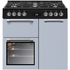 Beko 90cm Multifunction Dual Fuel Light Blue Freestanding Oven/Stove BRC916GMB-L image NaN