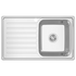 Abey EC Single Right Bowl Sink with Drainer EC100R image NaN