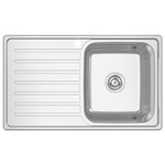 Abey EC Single Right Bowl Sink with Drainer EC100R hero image