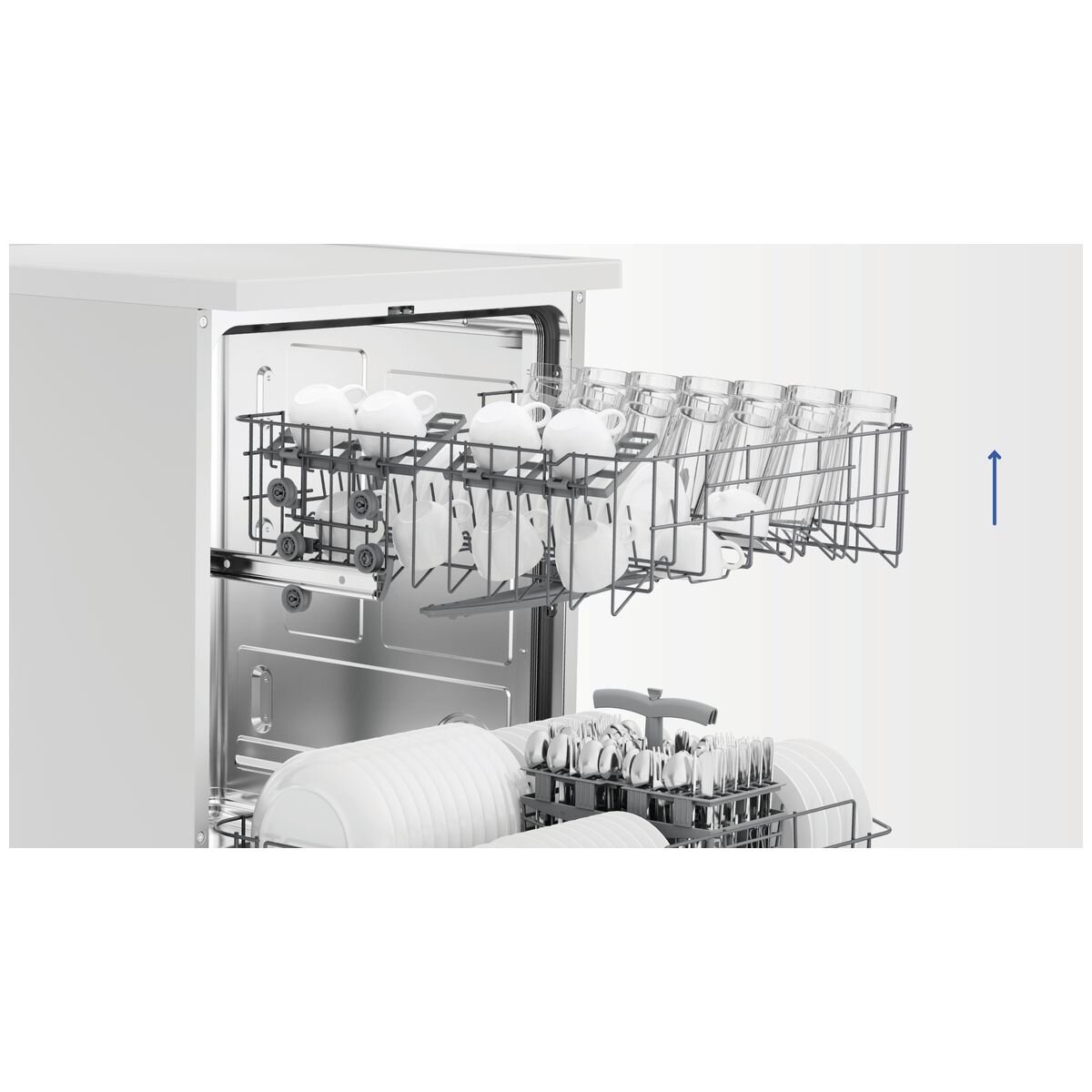 Haier 60cm 300 Series Freestanding Dishwasher White HDW13F0W1