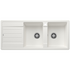 Blanco LEGRA 8S Double Bowl Top Mount Sink with Left Hand DrainerSilgranit White 528068 image NaN
