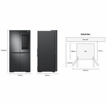 Samsung 810L Family Hub French Door Refrigerator SRF9700BFH hero image