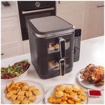 Kitchen Couture 11L Clear View Vertex Dual Draw Air Fryer Black 10005259 hero image