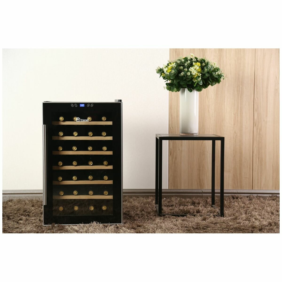 Triomph 28 Bottle Wine Storage Cabinet TCCV28B hero image