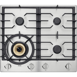 ASKO 60cm Natural Gas Cooktop with Super Flex Wok Burner Stainless Steel HG1666SD hero image