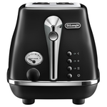 DeLonghi Icona Capitals 2 Slice Toaster Auckland Black CTOC2003BK hero image