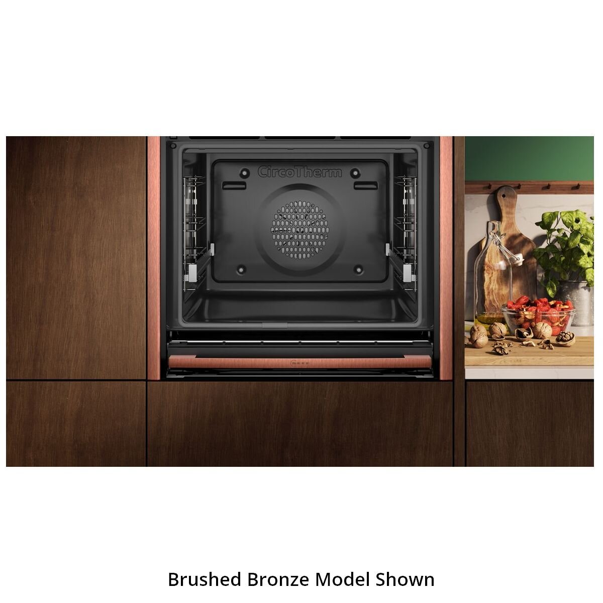 NEFF 60cm Pyrolytic Slide & Hide Oven with Added Steam Anthracite Grey B69VY7MY0A-AG hero image