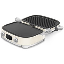 Smeg 50s Style Countertop Multifunctional Grill Cream MGF01CRAU hero image