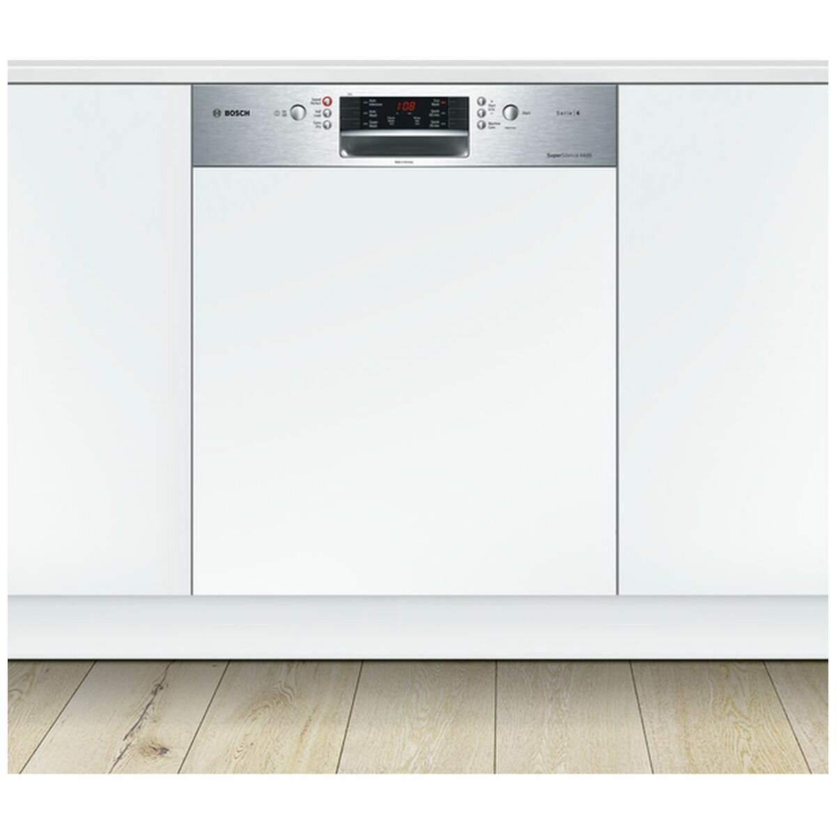 Bosch semi sale integrated dishwasher smi66ms01a