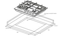 Electrolux 60cm Natural Gas Ceramic Cooktop EHG635BE hero image