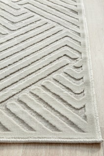 Rug Culture York Medium Off White & Natural Rug 300X80CM - YRK-CIND-WHT-300X80 hero image