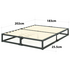 Zinus King Joseph Bed Frame Metal Bed 25cm Platform Base AU-MBBF-10K image NaN