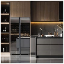 Linarie Doucy 500L Side by Side Fridge Mirror Finish LSSBS520MIR hero image