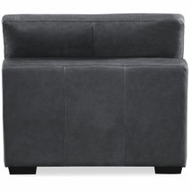 Kalona Milan Three Seater Charcoal Leather Lounge 19073-C hero image