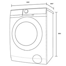 Westinghouse 9kg EasyCare Front Load Washer Dryer Black WWW9024M5SA hero image
