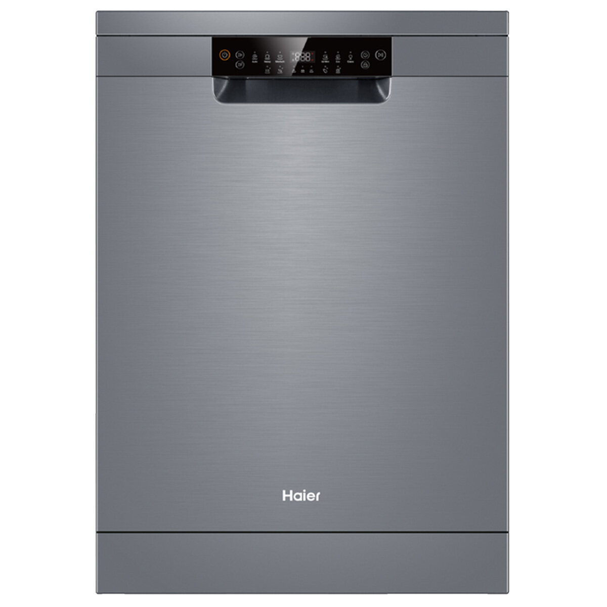 Haier 60cm Freestanding Dishwasher with Sanitise Satina Silver