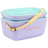 Polarbox Rainbow 20L Cooler Lilac with Yellow Strap and Rose Logo & Rivet PLBR20LR image NaN
