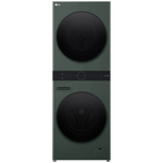 LG WashTower 12kg/10kg Compact All-In-One Stacked Washer Dryer Forest Green WWT-1210FGX hero image